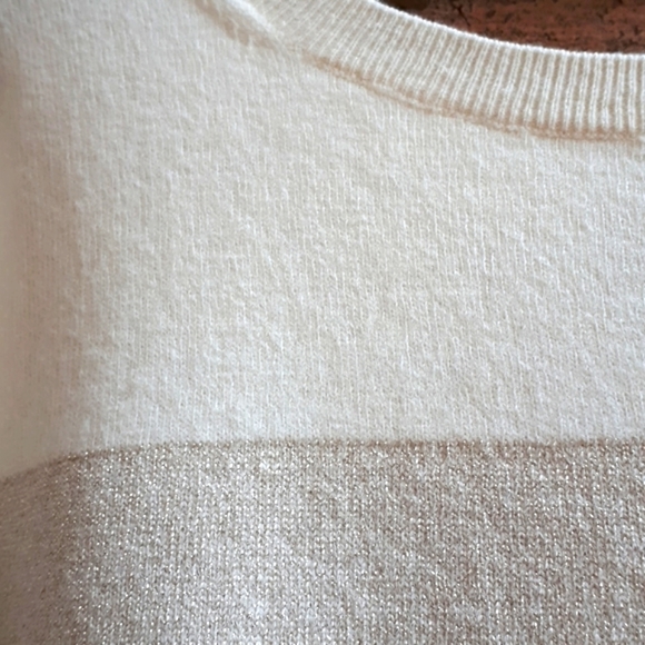 Banana Republic Wool Blend Lurex Stripes Sweater - Picture 2 of 8